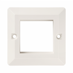 Лицевая рамка для настенной коробки, французский стандарт, 45x45